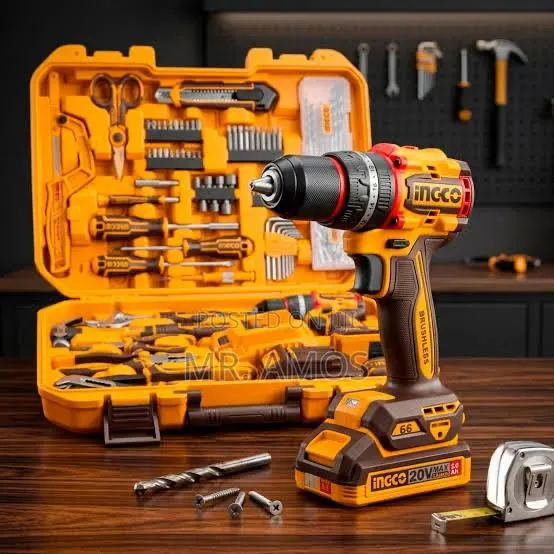 166 Pieces Tools Set With 20v Drill Included - HKTHP41662 · Photo 1
