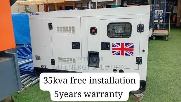 Perkins 35kva Silent Generator – Commercial Residential Use · Photo 1