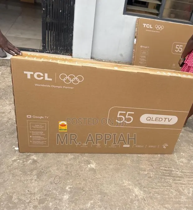 Classic TCL 55” Qled Smart Screen Television(Black)2025 Model. · Photo 1