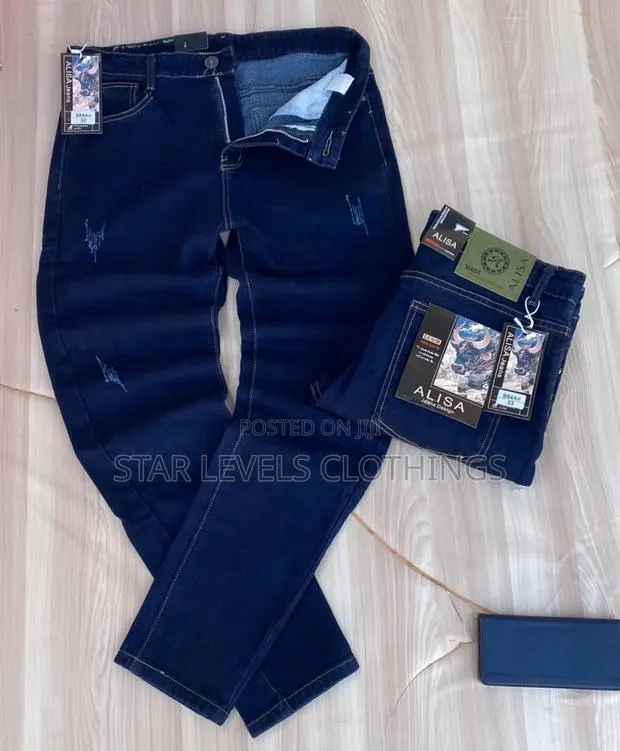 Blue and Blue Black Quality Jeans Trousers Available · Photo 1