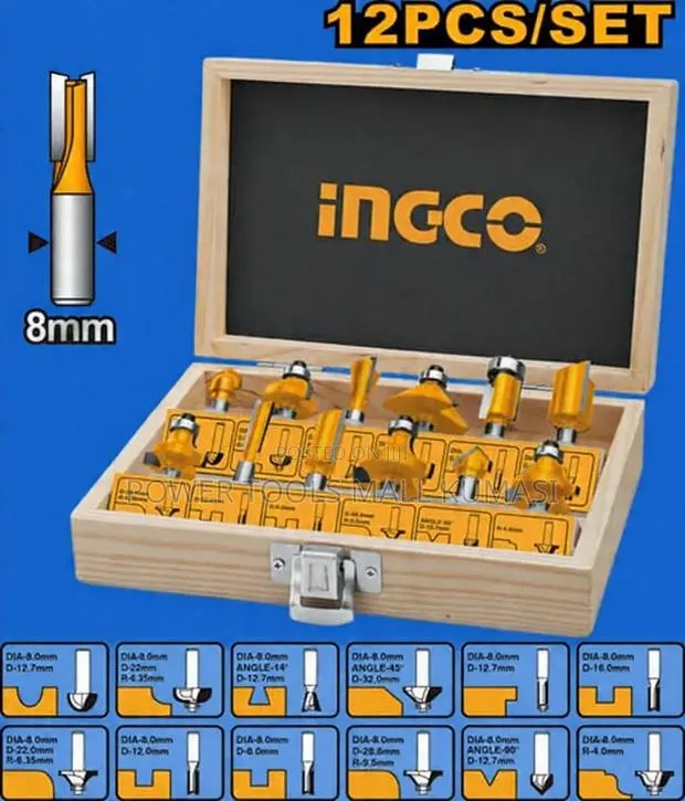12 PCS Router Bits Set · Photo 1