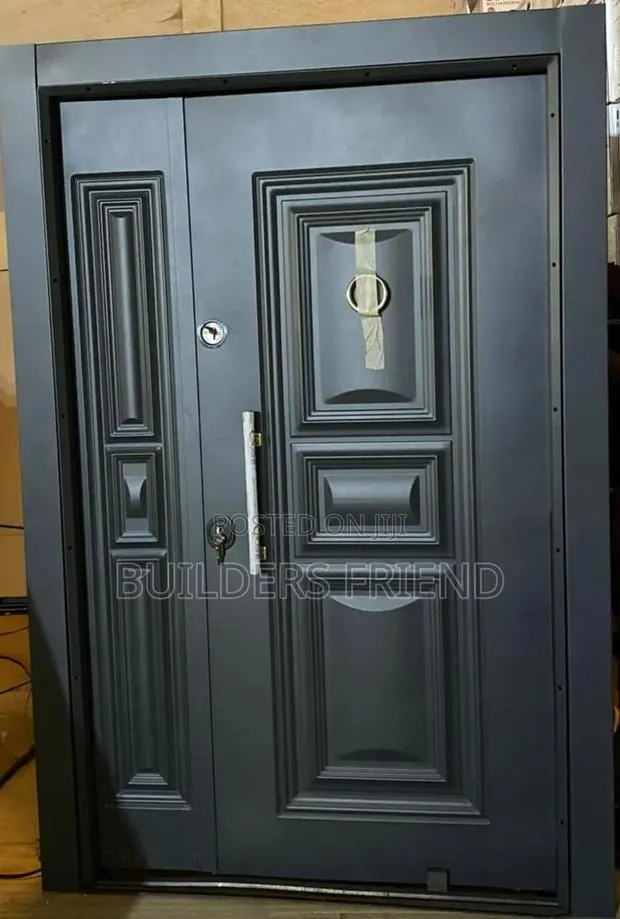 Gray Turkish One Half Heavy Security Door Complete · Photo 1