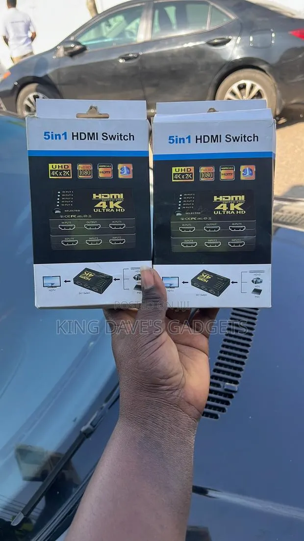 5in1 HDMI Switcher 5 Port Ultra HD · Photo 1