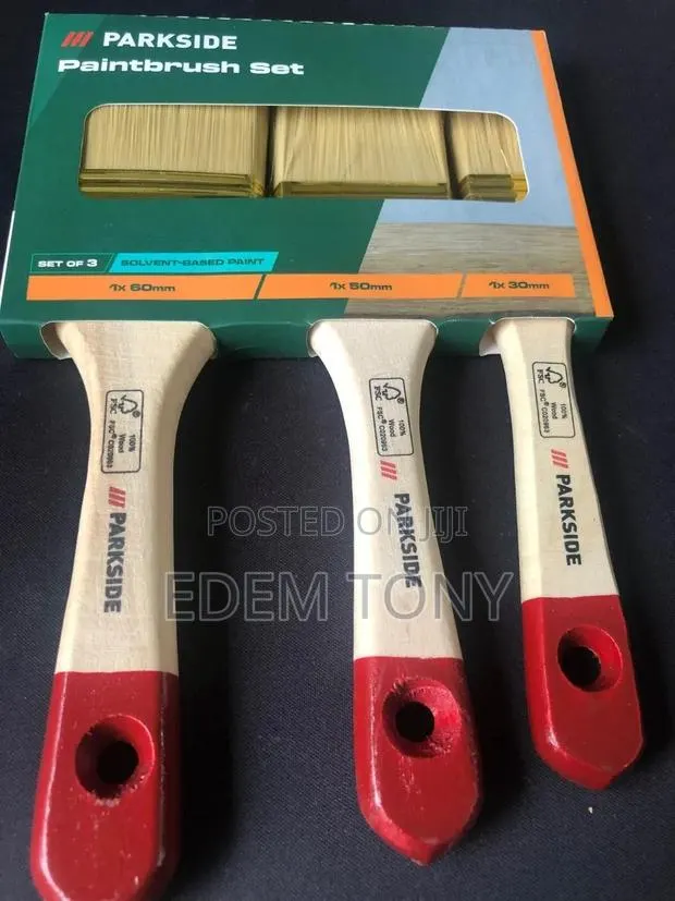 Parkside, 3pcs -Paint Brush Set for Solvent Based Paint · Photo 1