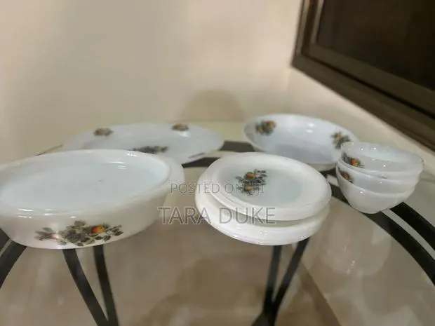 Vintage-Style Opal Glassware/Dinnerware Set · Photo 1