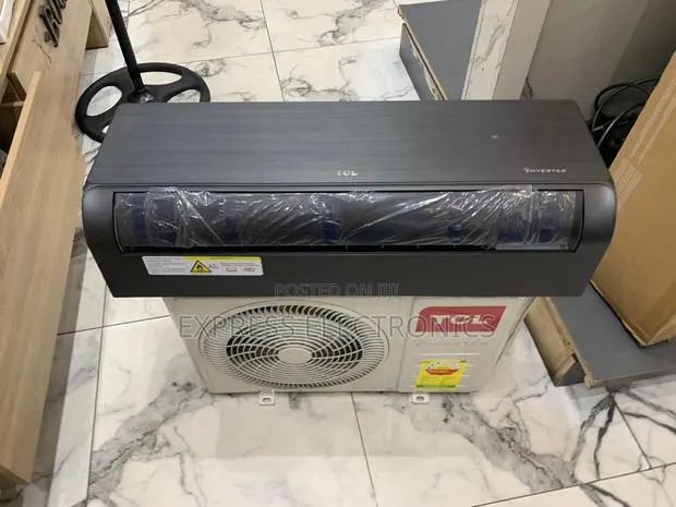 Less Expensive Split Wooden Finish TCL 1.5hp Inverter Dark Grey · Photo 1