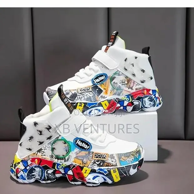 Boys Casual Shoes Back to School White · Photo 1