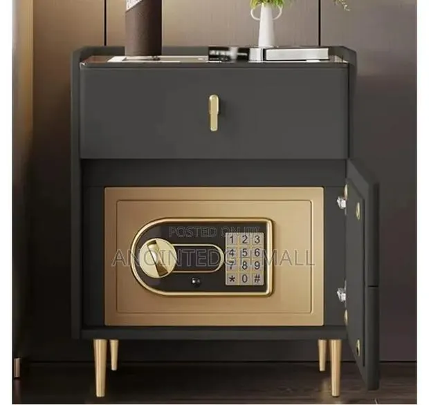 Multifunctional Safe and Smart Bedside Pedestal - Multicolour · Photo 1