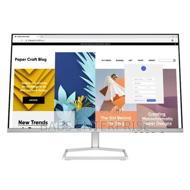 HP 527sf Monitor-27.0 Inches FHD LCD VA 100Hz 5ms Vga HDMI · Photo 1