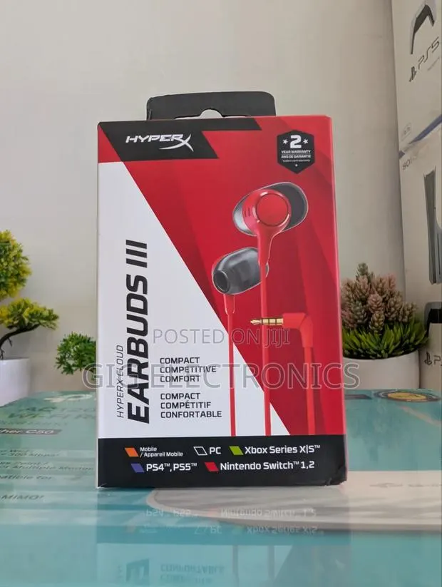 HyperX Wired USB Gaming Earbuds for - PS5 - PS4 - XBOX - NINTENDO - PC · Photo 1