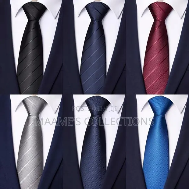 Men's Solid Color Zipper Necktie · Photo 1