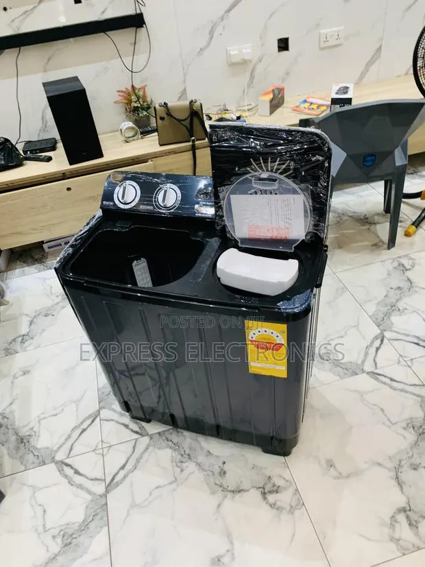 Grab the New Black Nasco 7kg Black Semi-Auto Twin Tub WM (:NAS-07-TW) · Photo 1