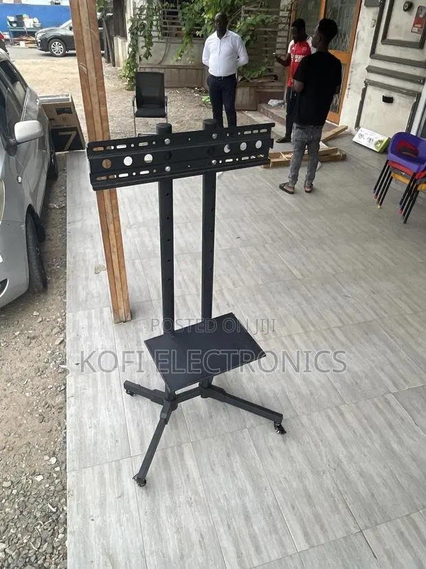 Glorious Mobile Tv Stand With Strong And Sleek Design · Photo 1