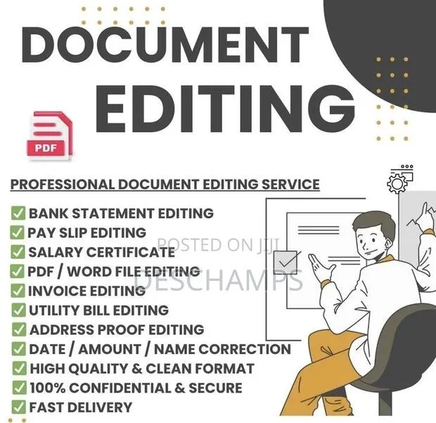 Professional Document Editing · Photo 1