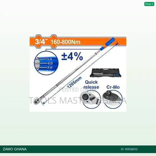 Preset Torque Wrench - Wwq8d32 · Photo 1