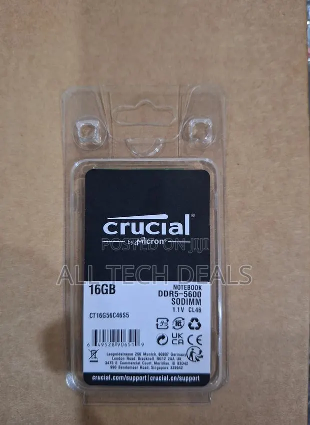 Crucial Ddr5 Ram for Laptop 5600mhz · Photo 1