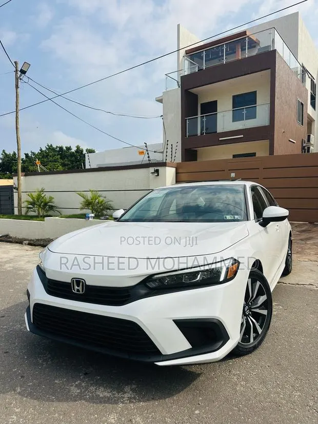 Honda Civic EX-L 2022 White · Photo 1