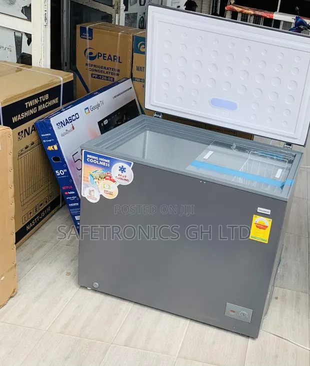 Very Cool Price on Singledoor ___ 200L Nas-250fl Grey Nasco Freezer · Photo 1