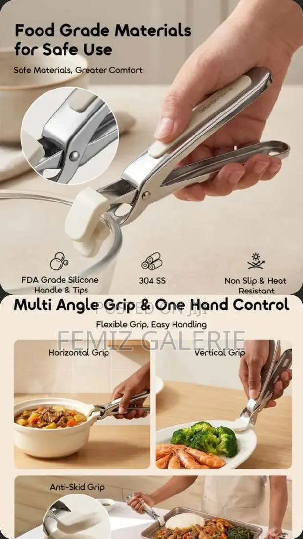 Oraimo HeatGrip Anti-Skid Multi-Angle Kitchen Clamp · Photo 2