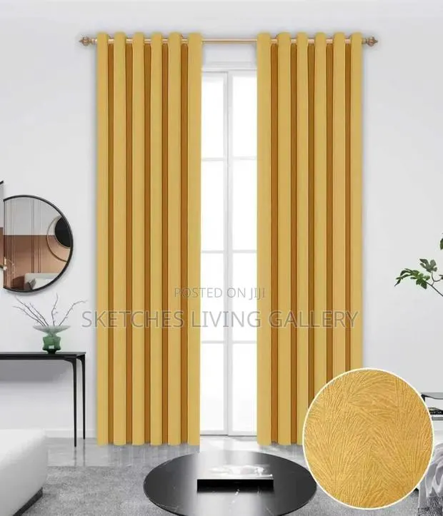 Modern Home Choose 2 Piecies Sunblock Curtains · Photo 1