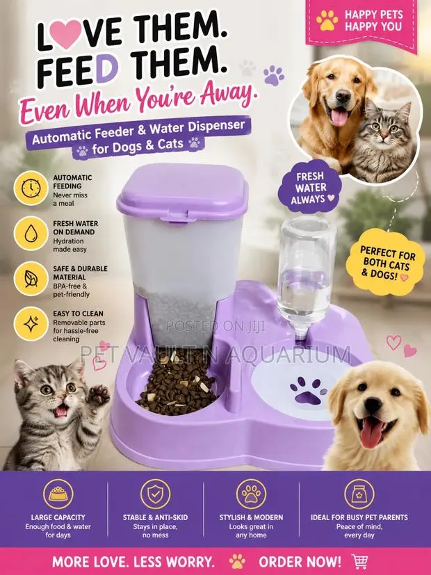 Automatic Pet Feeder Fir Dogs/ Cats · Photo 1