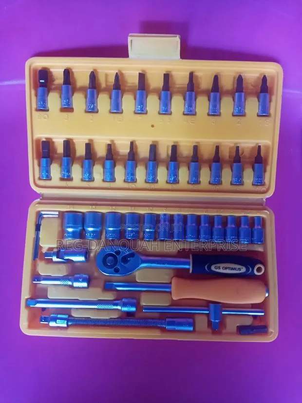 46pcs 1/4" Sockets and Bit Set · Photo 1