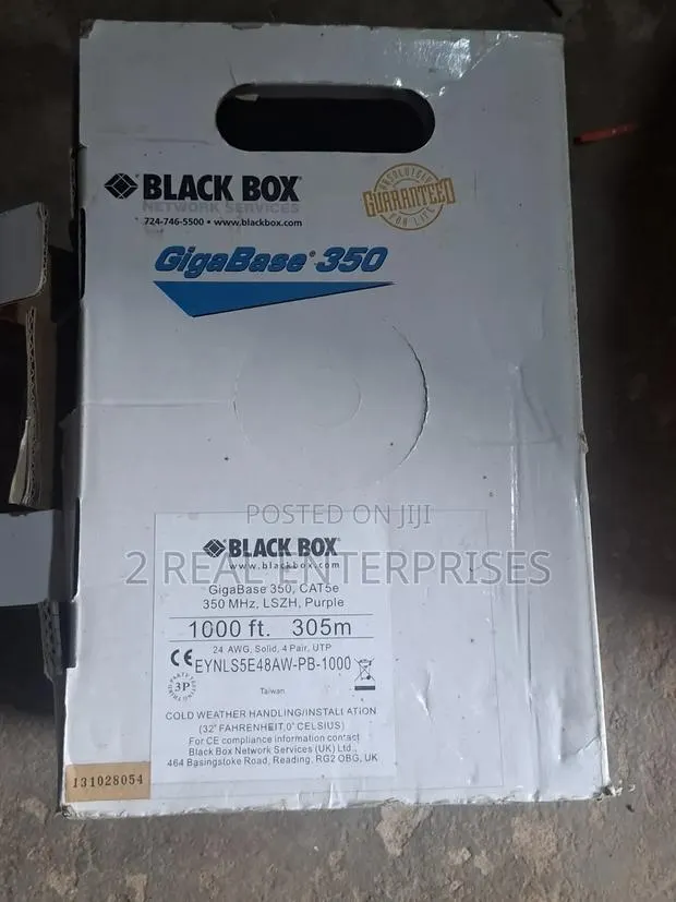 Black Box GigaBase 350 CAT5e Bulk Network Cable · Photo 1