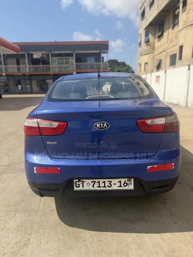 Kia Rio SX 4dr Sedan (1.6L 4cyl 6A) 2014 Blue · Photo 1