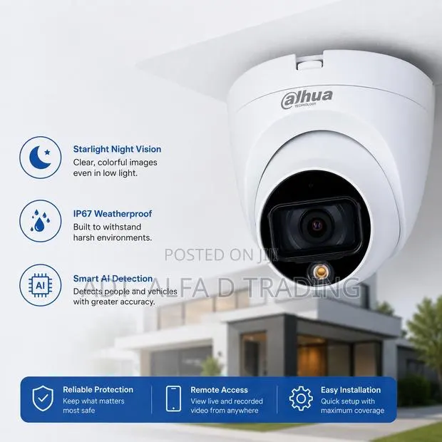 Dahua Full Color 2mp Analog Camera-hdw1209tqp-led · Photo 1
