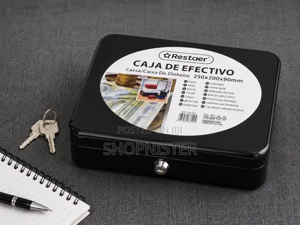 Metal Cash Box 25x20x9cm · Photo 3