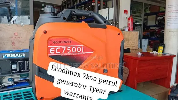 Ecoolmax 7kVA Petrol Generator – 100% Copper Engine · Photo 1