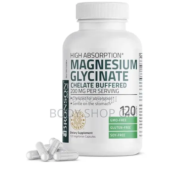 Magnesium Glycinate Supplement - 200mg / 120 Capsules · Photo 1