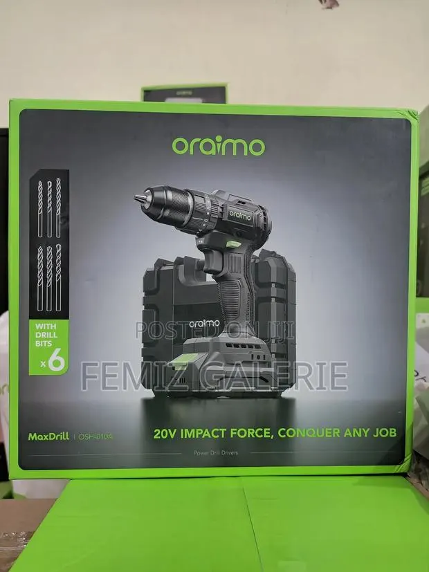 Oraimo Maxdrill 20v Cordless Versatile Power Drill Driver · Photo 1