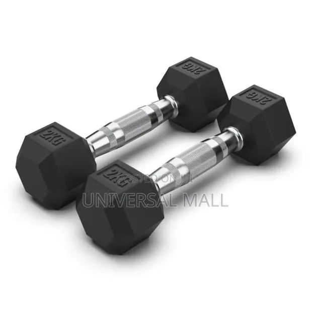2 Kg Metal Dumbbells (Pair) · Photo 2