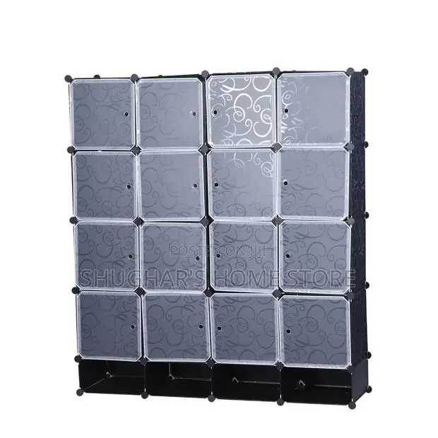 16 Cubes Plastic Wardrobe · Photo 1