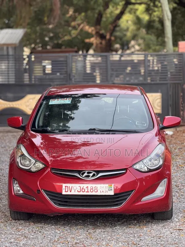 Hyundai Elantra SE 4dr Sedan (1.8L 4cyl 6A) 2015 Red · Photo 1