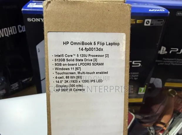 New Laptop HP OmniBook 5 14" 8GB Intel Core 5 SSD 512GB · Photo 1