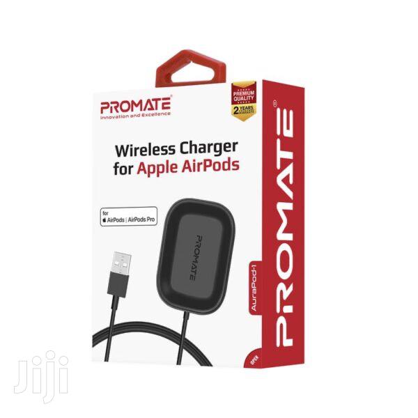 Promate Aurapod-1 Wireless Charger for Apple Airpods(Black) · Photo 1