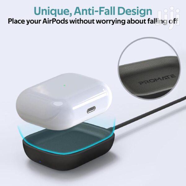 Promate Aurapod-1 Wireless Charger for Apple Airpods(Black) · Photo 2