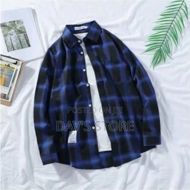 Dou-Colour Men's Long Sleeve - Blue · Photo 1