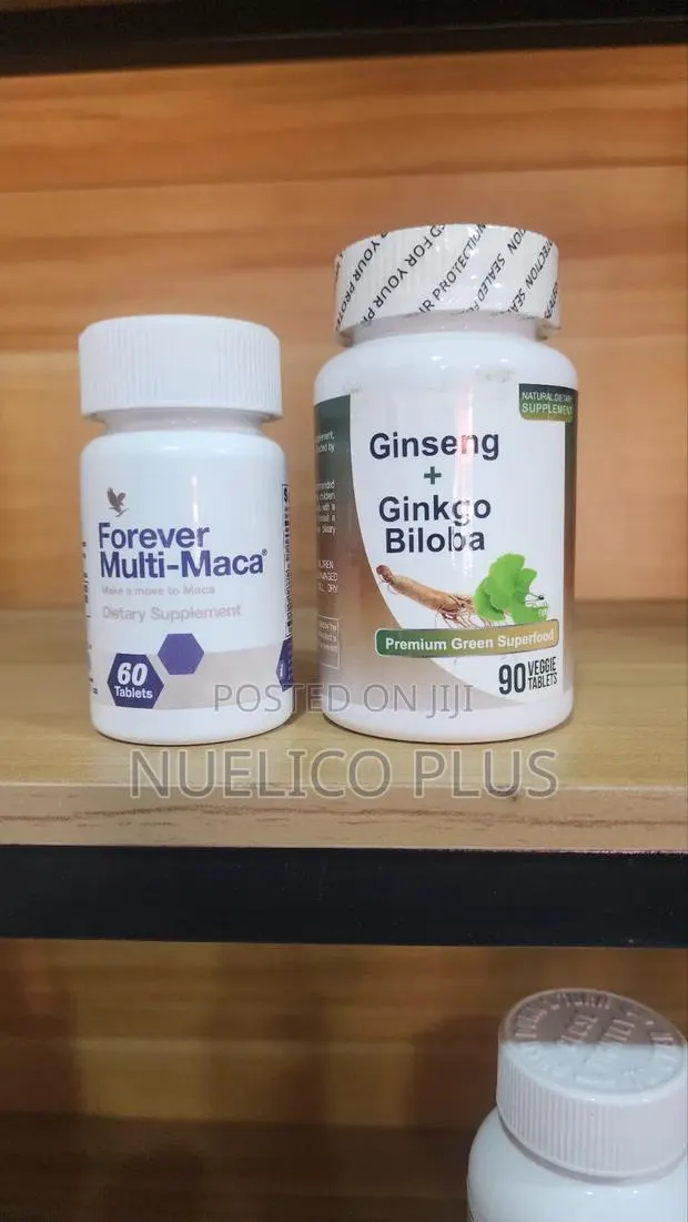 Ginseng + Ginkgo Biloba and Forever Multi-Maca for Men · Photo 1
