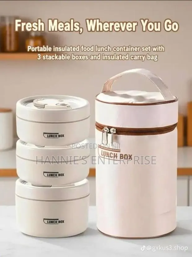 Portable Insulated Food Container Set · Photo 1