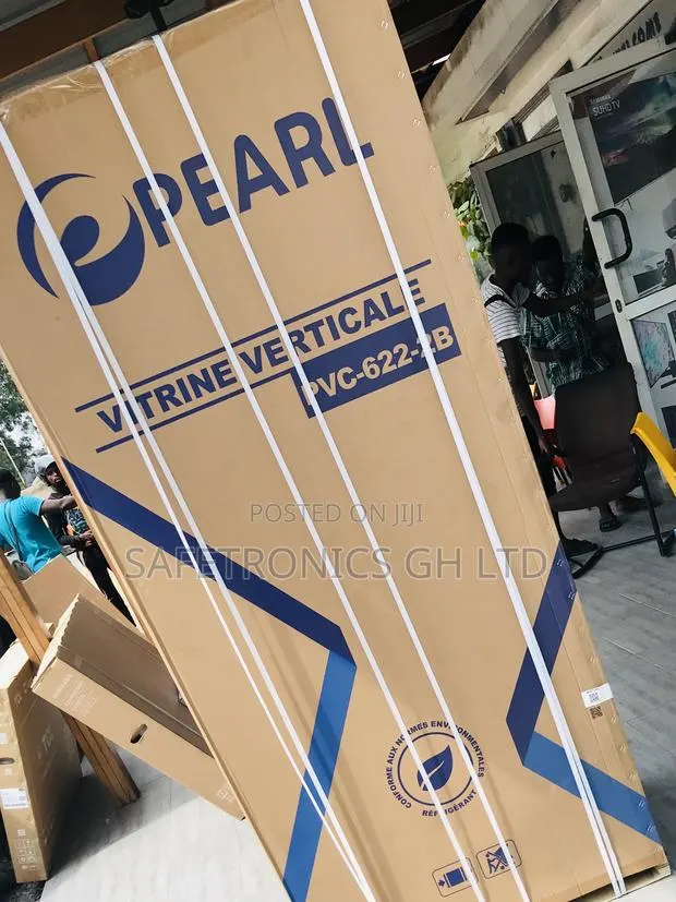 Elegant Unique 2 Doors Pearl PVC-622 Glass Fridge · Photo 1