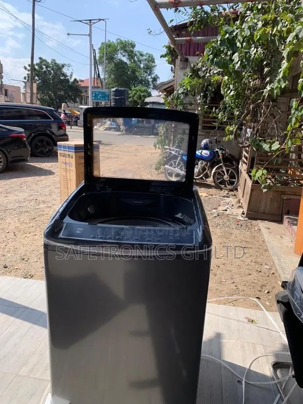 Enjoy Original TCL 18kg TopLoad (Dark-Grey) WashingMachine Air Spin · Photo 1