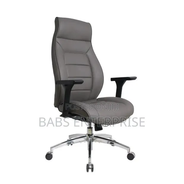 Eldo Leather Injected Foam 3D Armrest Line Seat and Back Chair