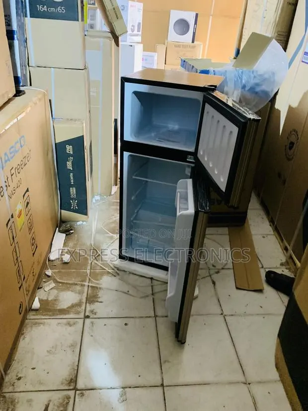 Better Deals on Nasco NASF2-13FL 112L Double Door Top Freezer Fridge · Photo 1