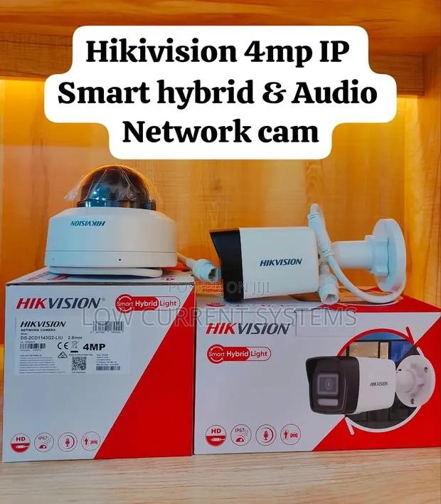 Hikivision 4mp Ip Hybrid With Audio Network Camere Ip Cameras 1043g2 · Photo 1