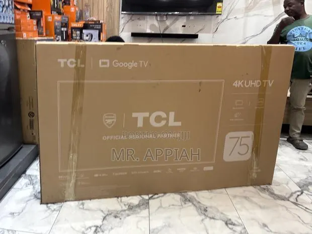 Order Authentic TCL 75 “ Android Smart Television · Photo 1