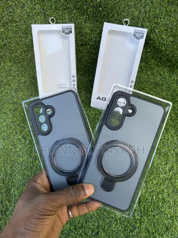 Galaxy A17/A26/A36/A56/A57 Stylish Case With Ring Stand · Photo 1