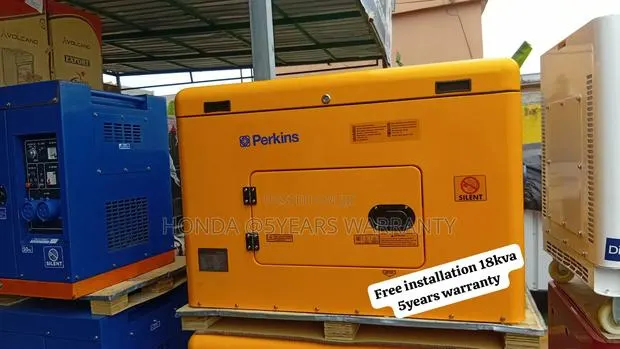Perkins 18kVA Silent Diesel Generator (2 Units) –Reliable Fuel 18kva · Photo 1